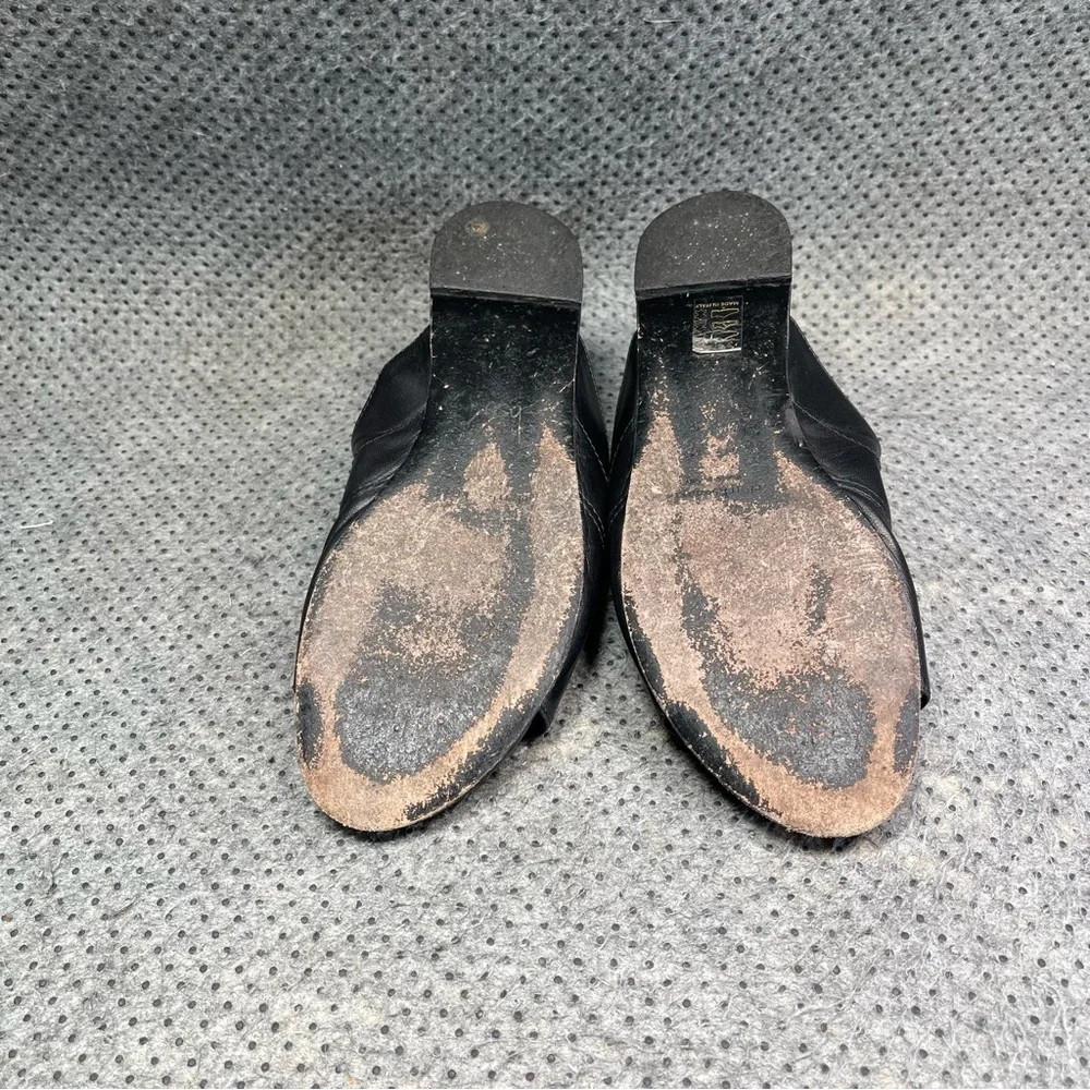 Charles David Black Leather Slip On Shoes Size 6.5 Women’s - Picture 7 of 8